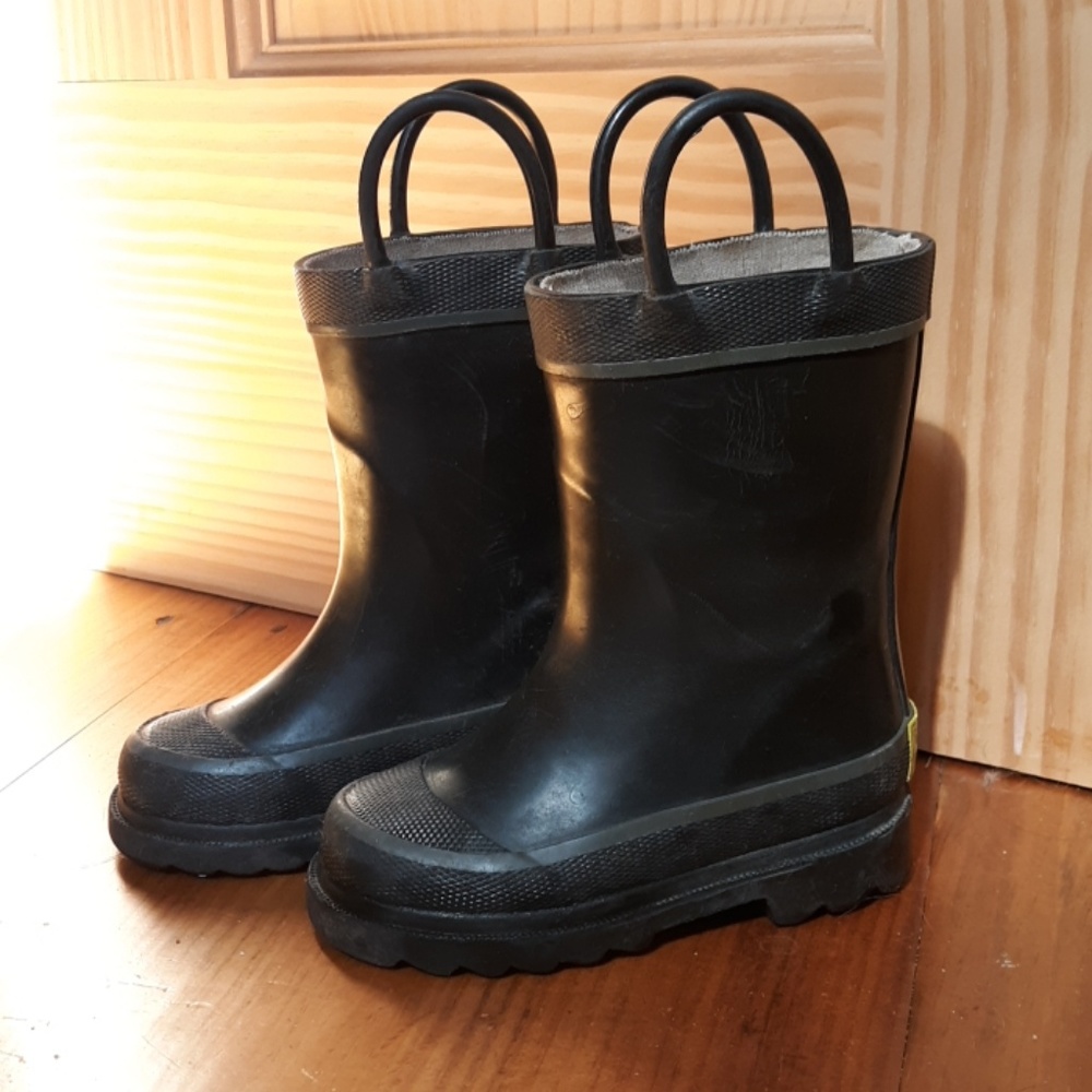 Western Chief Kids Black Rain Boots